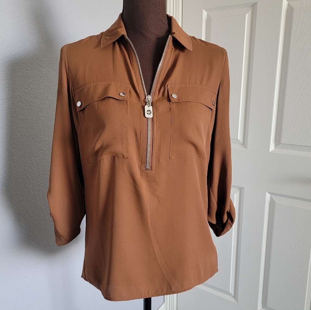 EUC! MK Copper Blouse - XS